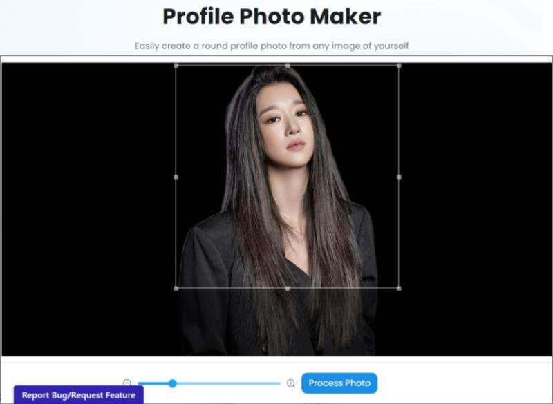 TinyWow Profile Photo Maker 可自動換背景的圓形圖片產生器