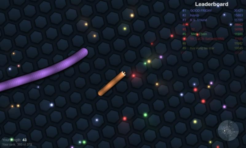 slither.io 使用瀏覽器與其他玩家一起玩貪食蛇