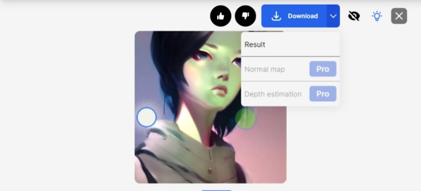 ClipDrop Relight 線上重新調整圖片光源投射位置、顏色及距離 ClipDrop Relight 線上重新調整圖片光源投射位置、顏色及距離