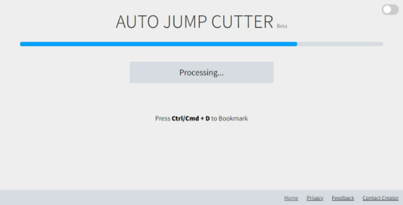 AUTO JUMP CUTTER 影片粗剪線上工具 快速移除影片中沒有聲音的片段 AUTO JUMP CUTTER 影片粗剪線上工具 快速移除影片中沒有聲音的片段