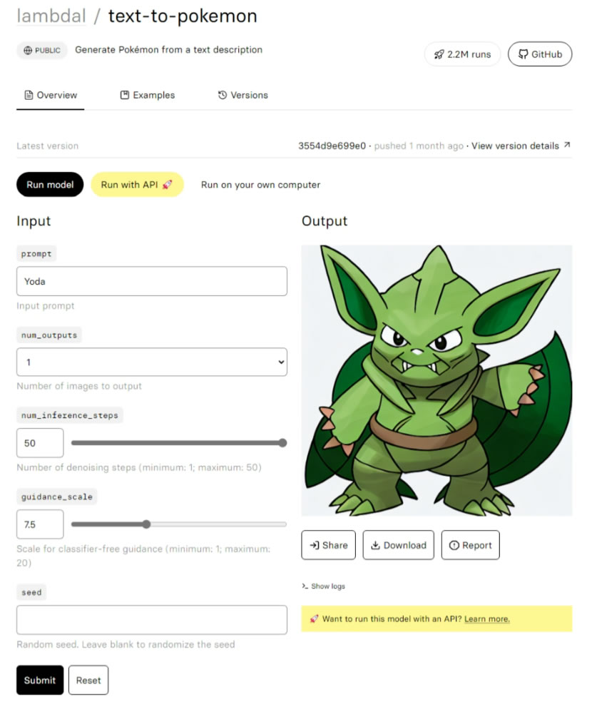 Text to Pokemon 輸入名字就用 AI 產生相匹配的寶可夢精靈 Text to Pokemon 輸入名字就用 AI 產生相匹配的寶可夢精靈