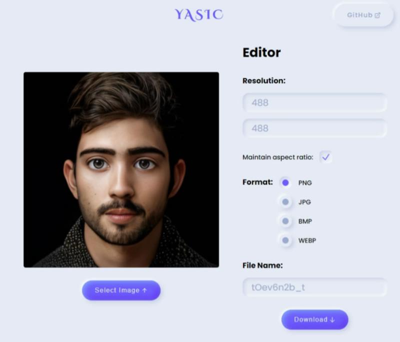 YASIC 圖片尺寸調整、格式轉換免費線上工具 支援轉出 PNG、JPG、BMP 及 WEBP