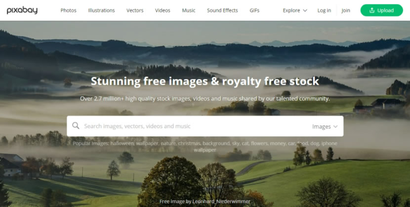 Pixabay 可商用的圖片、音效與影片免費素材庫 Pixabay 可商用的圖片、音效與影片免費素材庫