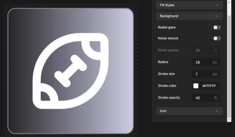 Icon Maker 線上可視化圖標設計器 PNG 導出