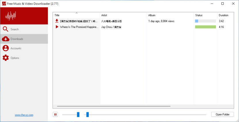 Lacey 內建從多個影音網站搜尋 MP3與影片的免費下載工具(中文可 免安裝) Lacey 內建從多個影音網站搜尋 MP3與影片的免費下載工具(中文可 免安裝)