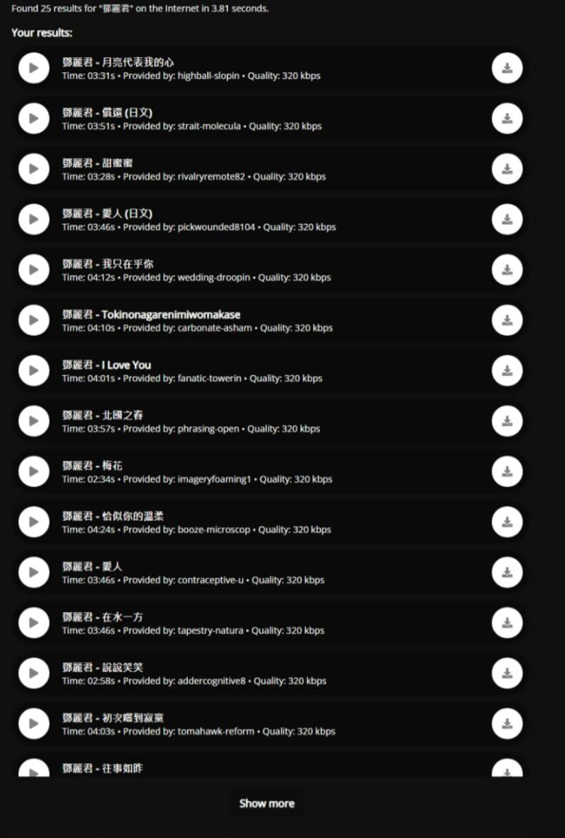 MYFREEMP3 超簡便的線上 MP3 搜尋與下載免費工具