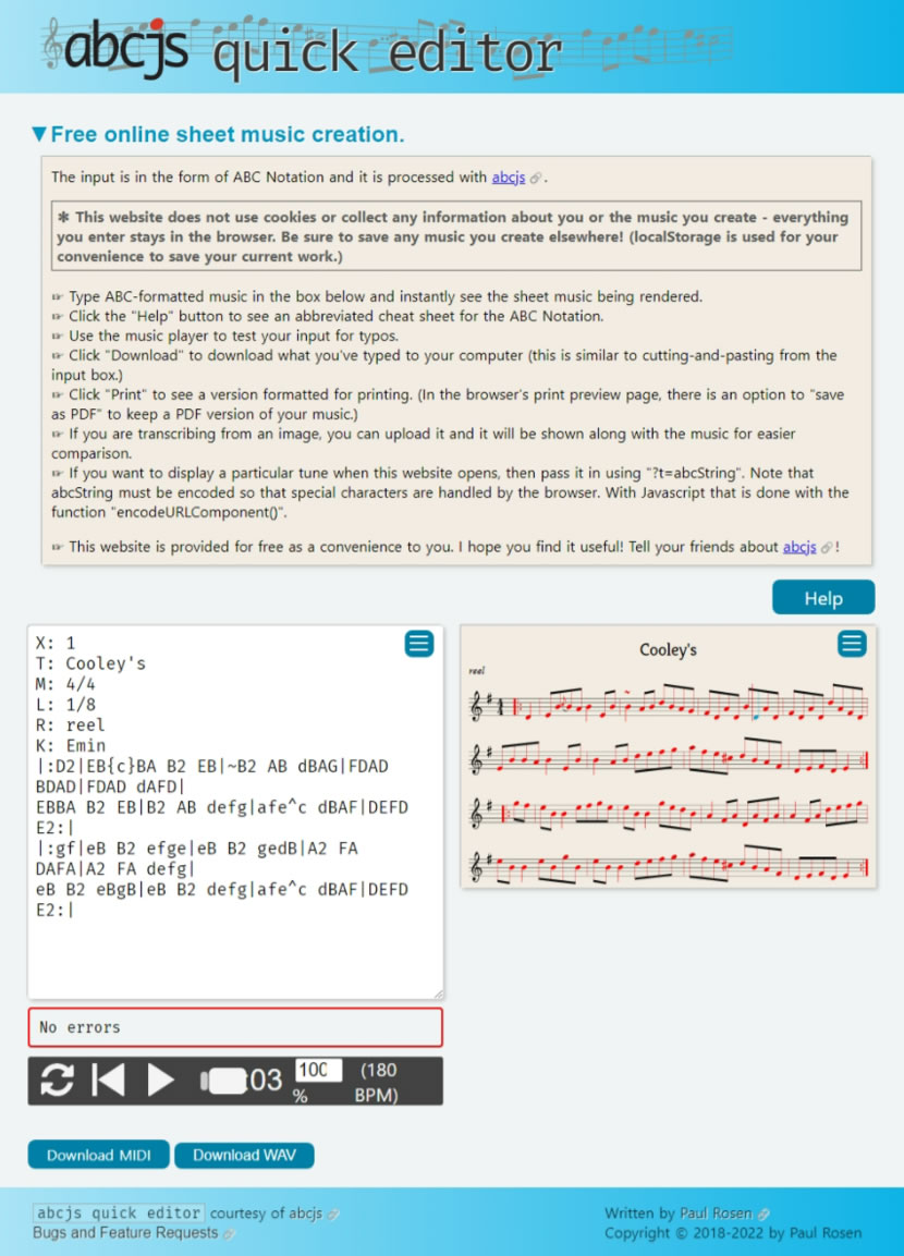 abcjs 線上輸入 ABC音階創作樂曲,可轉五線譜並下載成 MIDI 或 WAV 檔 abcjs 線上輸入 ABC音階創作樂曲,可轉五線譜並下載成 MIDI 或 WAV 檔
