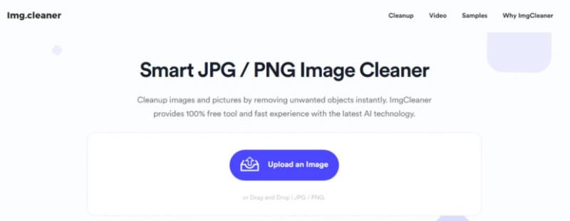 ImgCleaner 免費刪除圖片不需要出現的物件