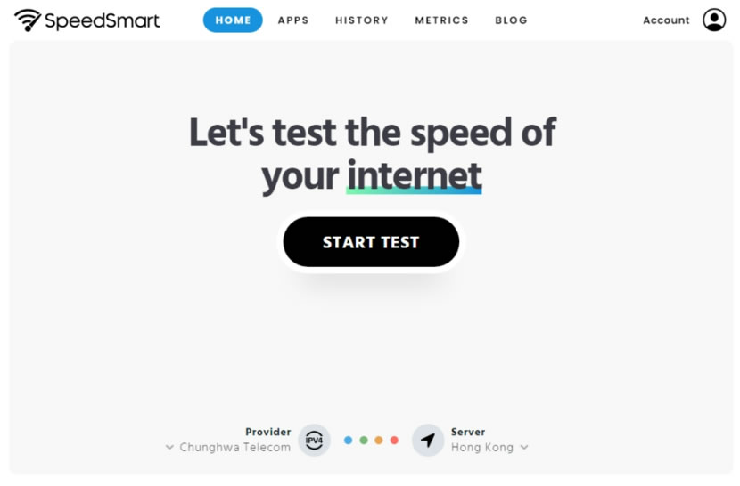 SpeedSmart 網路速度測試免費網站