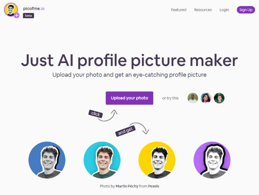 Picofme 用 AI 打造的頭像製作免費工具 可自動去背並套用模板