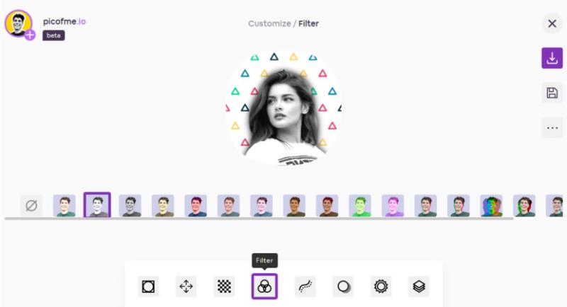 Picofme 用 AI 打造的頭像製作免費工具 可自動去背並套用模板