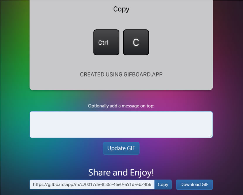 Gifboard 鍵盤快速鍵 Gif 動畫圖產生器 Windows 及 Mac 都可用 Gifboard 鍵盤快速鍵 Gif 動畫圖產生器 Windows 及 Mac 都可用