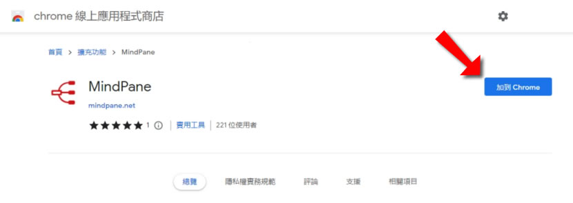 MindPane 將任何網頁快速轉換為思維導圖（瀏覽器擴充功能）