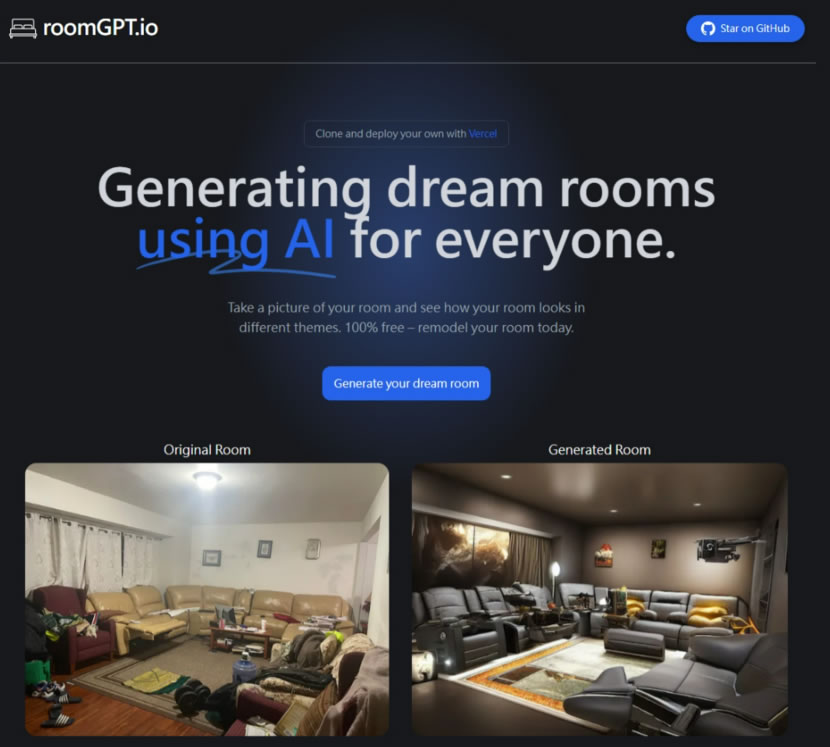 RoomGPT 將客廳、辦公室或臥室裝潢預想圖用 AI 變成實景圖 RoomGPT 將客廳、辦公室或臥室裝潢預想圖用 AI 變成實景圖