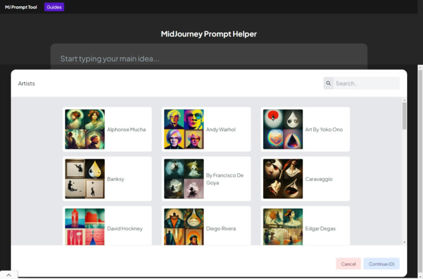 「MidJourney Prompt Helper」MidJourney 指令助手,協助將文字指令額外加入燈光、藝術家等效果 「MidJourney Prompt Helper」MidJourney 指令助手,協助將文字指令額外加入燈光、藝術家等效果