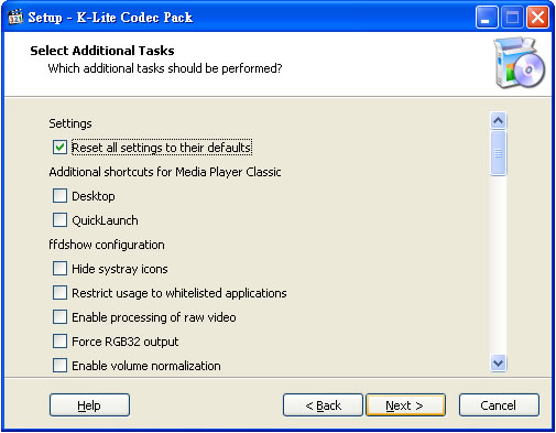 K-Lite Codec Pack 最齊全的影音解碼器 K-Lite Codec Pack 最齊全的影音解碼器