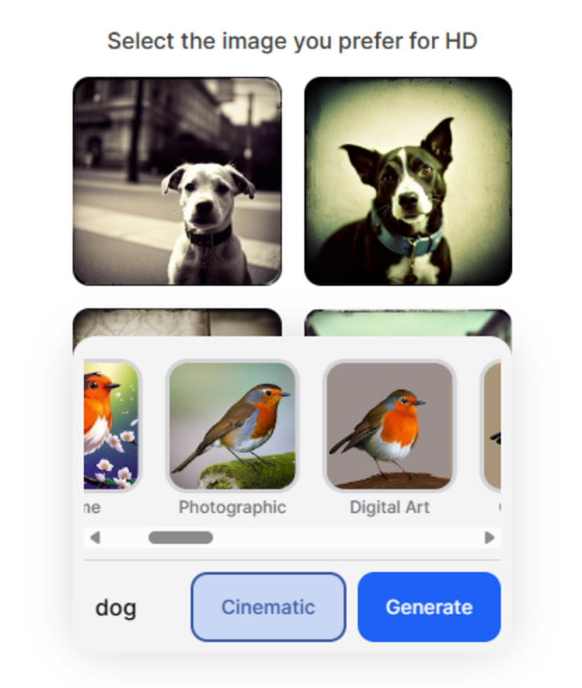 Clipdrop Stable Diffusion 由 AI 根據文字描述產出相關內容的圖片,可套用風格範本 Clipdrop Stable Diffusion 由 AI 根據文字描述產出相關內容的圖片,可套用風格範本