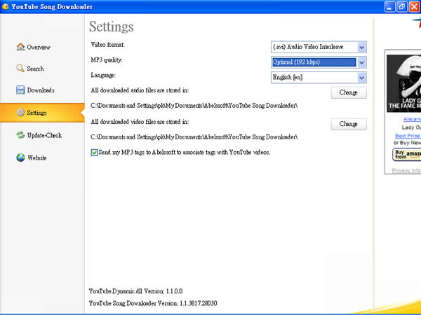 YouTube Song Downloader 可使用中文搜尋並下載 YouTube 音樂的工具程式 YouTube Song Downloader 可使用中文搜尋並下載 YouTube 音樂的工具程式