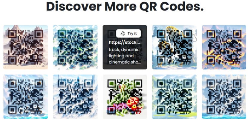 Stockimg AI 線上建立具有圖畫風格的 QR Code Stockimg AI 線上建立具有圖畫風格的 QR Code