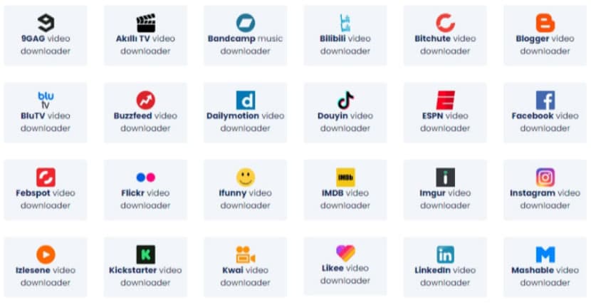 igDown 免費網路影音下載工具，支援 YT、IG、TikTok 等 40 多個網站
