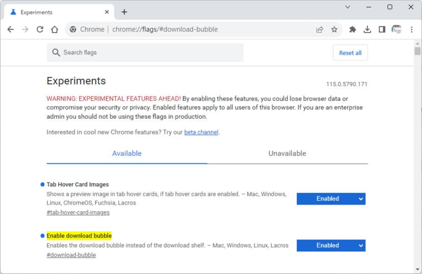 「Chrome」如何還原被變更位置的檔案下載列? 「Chrome」如何還原被變更位置的檔案下載列?