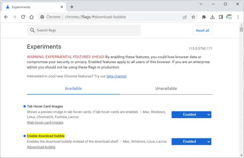 「Chrome」如何還原被變更位置的檔案下載列？