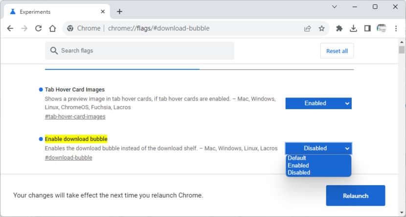 「Chrome」如何還原被變更位置的檔案下載列? 「Chrome」如何還原被變更位置的檔案下載列?