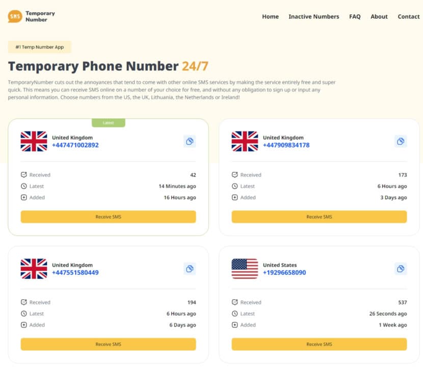 Temporary Phone Number  克服註冊障礙，輕鬆跨越地域限制的簡訊接收利器