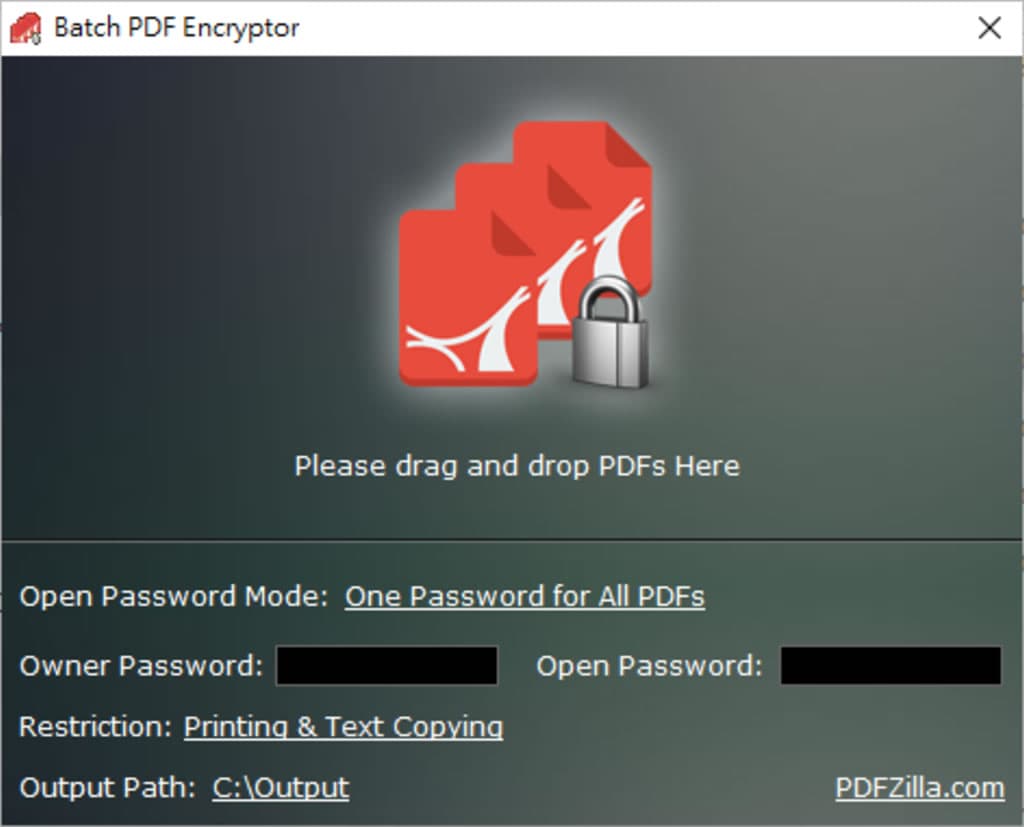 Batch PDF Encryptor 替 PDF 檔案加入擁有者與開啟密碼保全措施 免費可批量