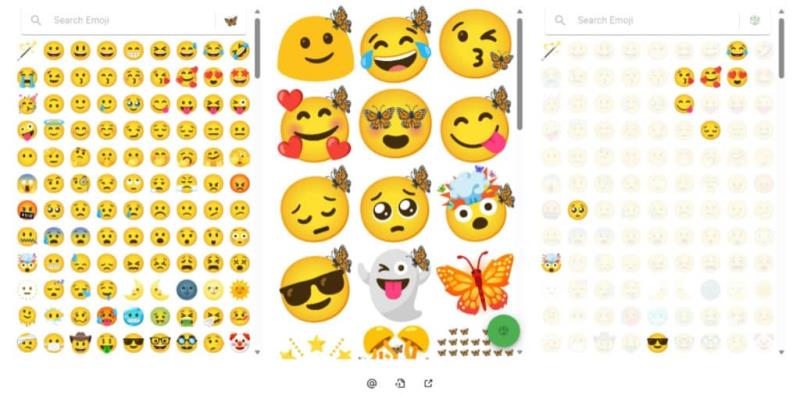 Emoji Kitchen 在 Google 搜尋引擎重新組合任兩個表情符號