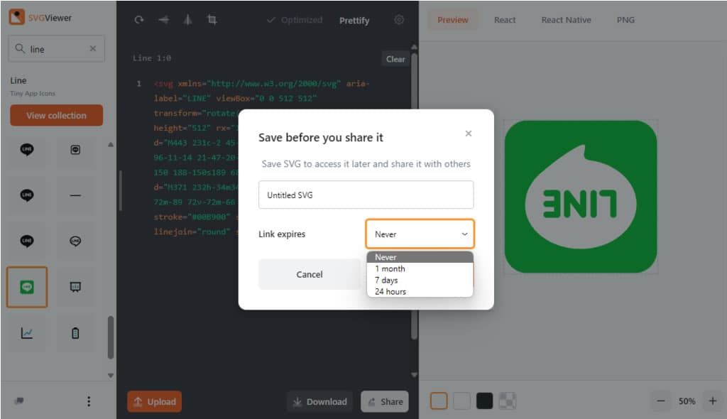 SVGViewer 線上旋轉、調整尺寸及最佳化 SVG 圖形,還可轉檔 PNG 或 React 格式 SVGViewer 線上旋轉、調整尺寸及最佳化 SVG 圖形,還可轉檔 PNG 或 React 格式