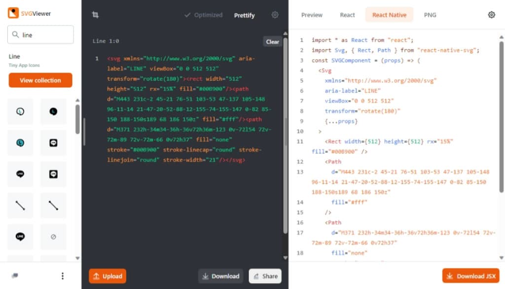 SVGViewer 線上旋轉、調整尺寸及最佳化 SVG 圖形,還可轉檔 PNG 或 React 格式 SVGViewer 線上旋轉、調整尺寸及最佳化 SVG 圖形,還可轉檔 PNG 或 React 格式