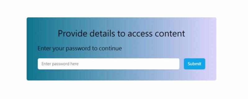 Shortlinks with Actions 讓短網址轉址前能有輸入密碼、電子郵件等附加操作