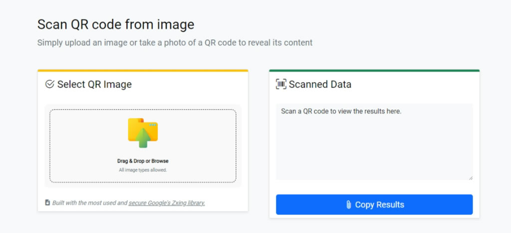 ScanQR 免費線上二維碼辨識工具，輕鬆解讀 QR Code 內容