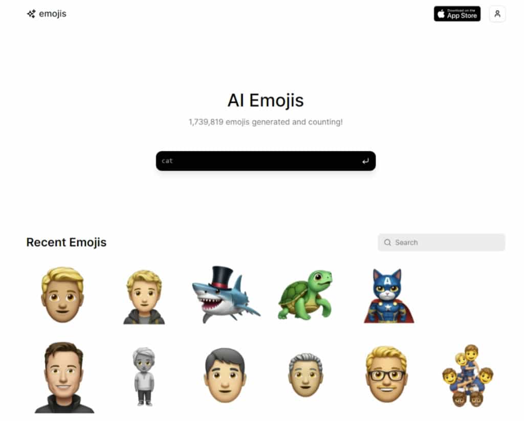 AI Emoji Generator 免費創造符合文字描述的表情符號,輕鬆下載 PNG 圖片 AI Emoji Generator 免費創造符合文字描述的表情符號,輕鬆下載 PNG 圖片