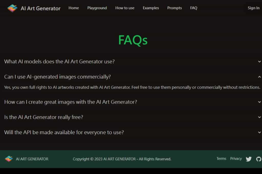 AI Art Generator 免費以文產圖的 AI 工具，有風格範本可套用