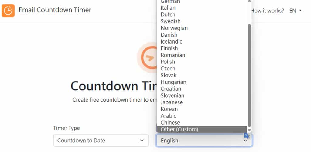 Email Countdown Timer:輕鬆打造嵌入電子郵件或網頁的倒數計時器,可自訂時間與外觀 Email Countdown Timer:輕鬆打造嵌入電子郵件或網頁的倒數計時器,可自訂時間與外觀
