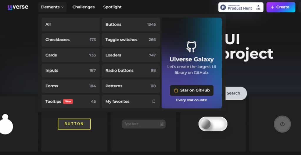 Uiverse 免費線上 CSS 元件庫,數千種美觀元件供自由使用 Uiverse 免費線上 CSS 元件庫,數千種美觀元件供自由使用