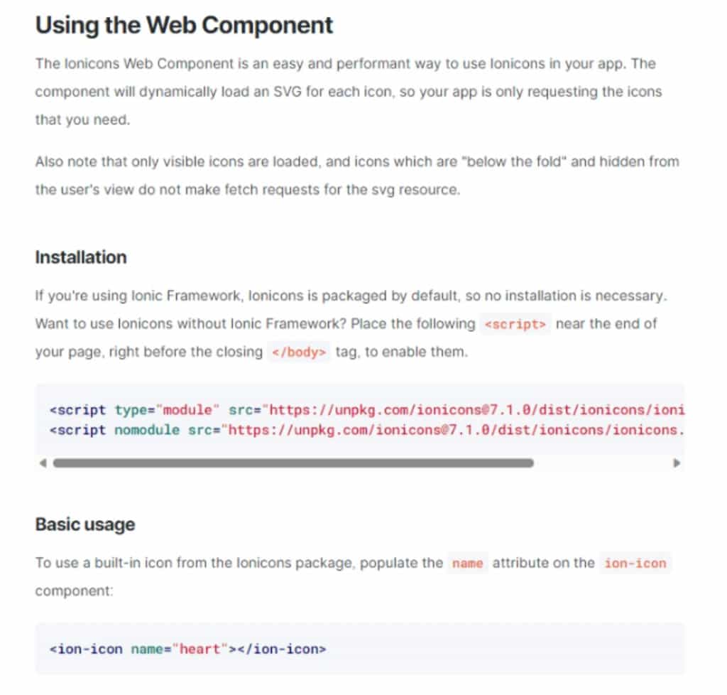 Ionicons：免費圖示字型與 SVG，Outline、Filled 及 Sharp 多變體開放原始碼