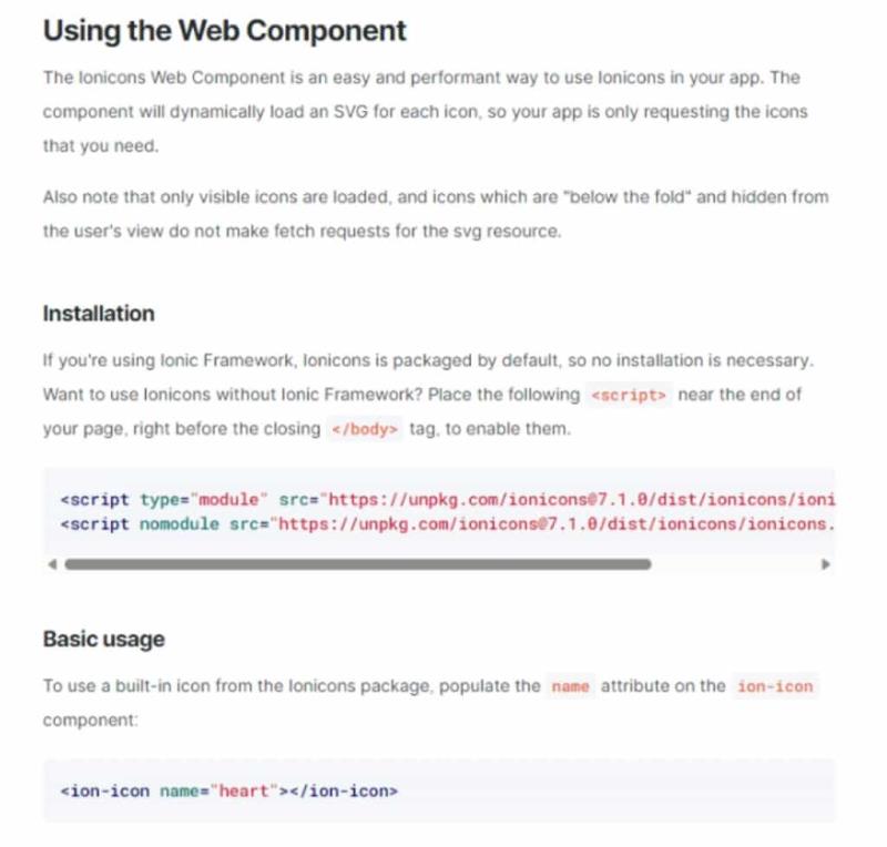 Ionicons：免費圖示字型與 SVG，Outline、Filled 及 Sharp 多變體開放原始碼