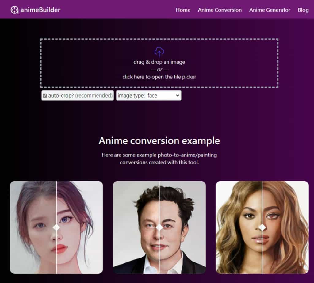 animeBuilder：免費動漫風格圖片產生器，輕鬆轉換現有圖片或文字描述