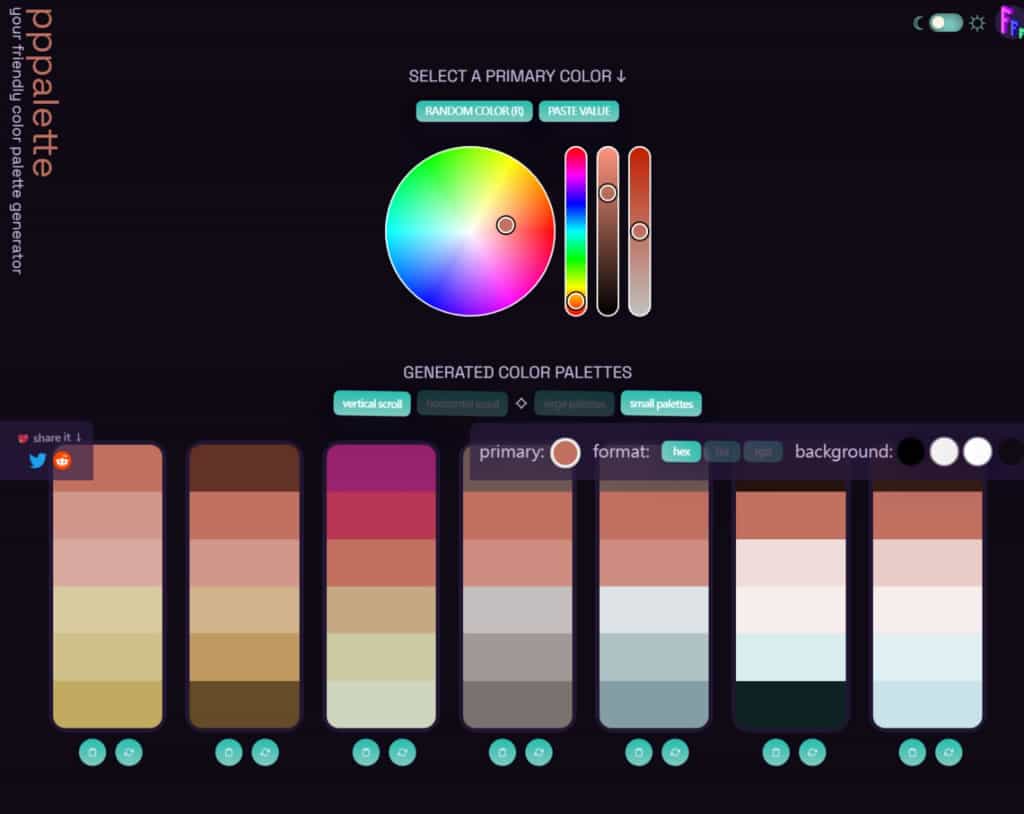 fffuel 免費線上工具，輕鬆產生色彩方案與 SVG 圖檔