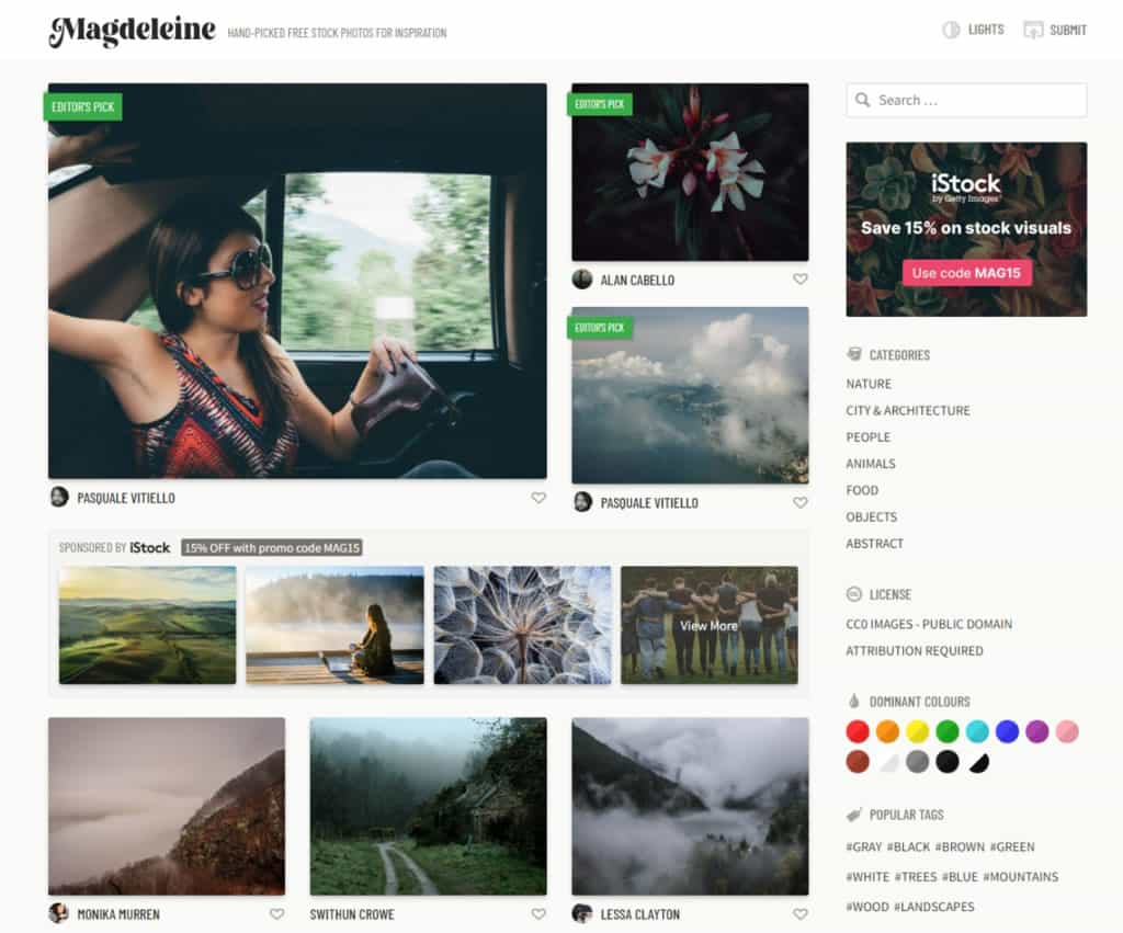 Magdeleine：免費商用攝影圖庫，精心挑選每一張圖片