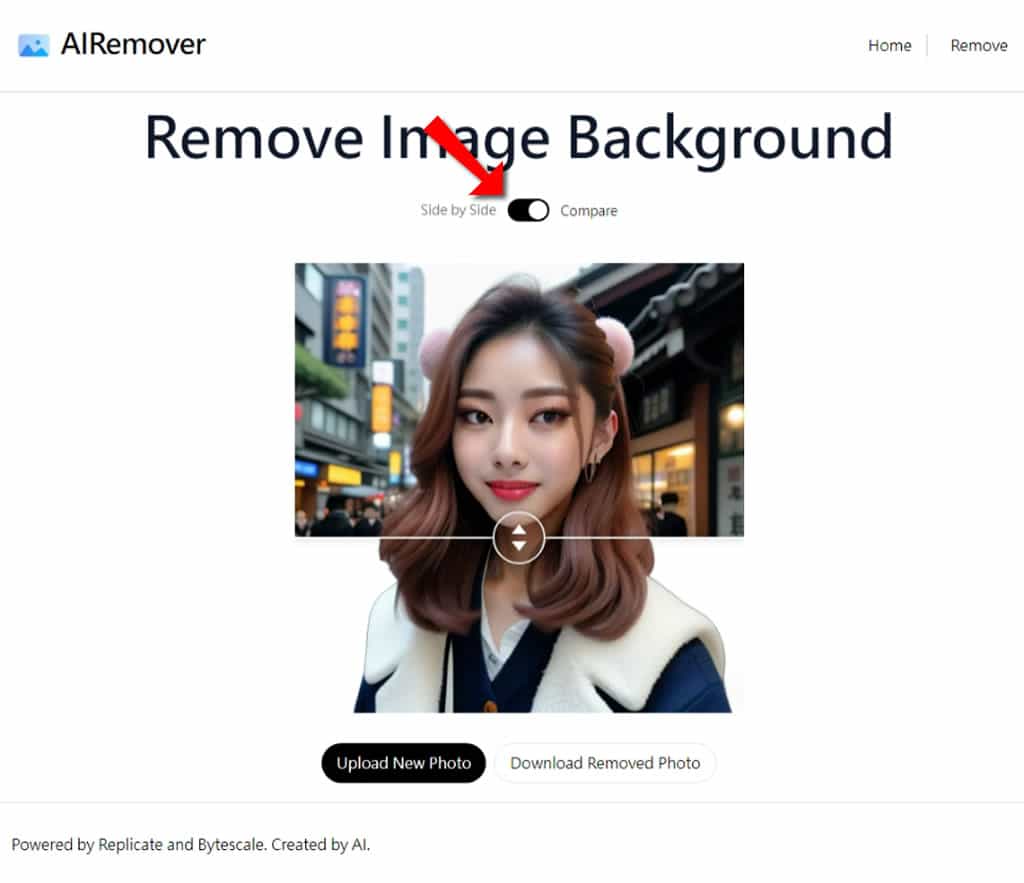 AIRemover：圖片背景移除免費 AI 工具，免註冊無使用次數限制