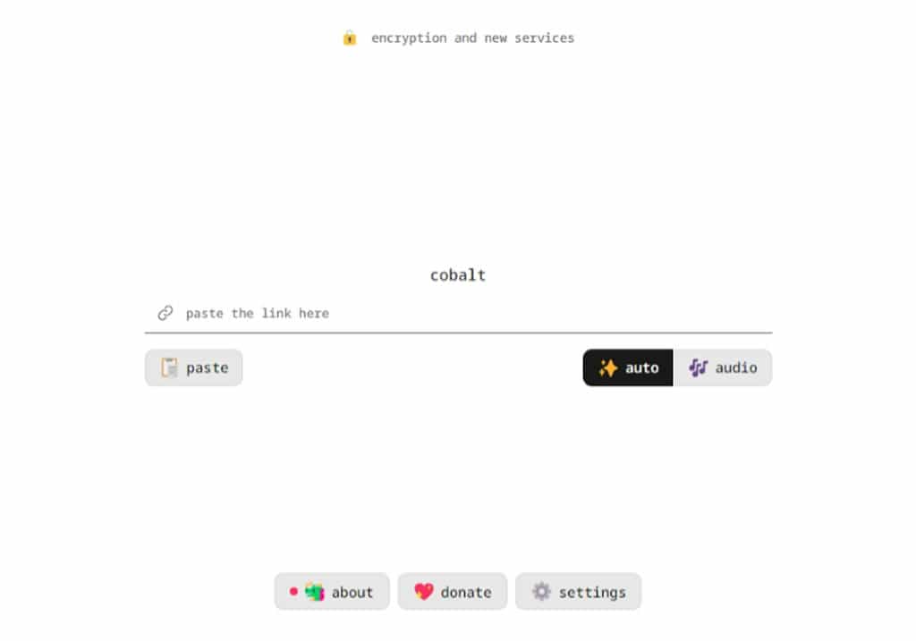 Cobalt.tools:免費無廣告 YouTube 影音下載工具,支援 TikTok、Instagram 等多個平台 Cobalt.tools:免費無廣告 YouTube 影音下載工具,支援 TikTok、Instagram 等多個平台