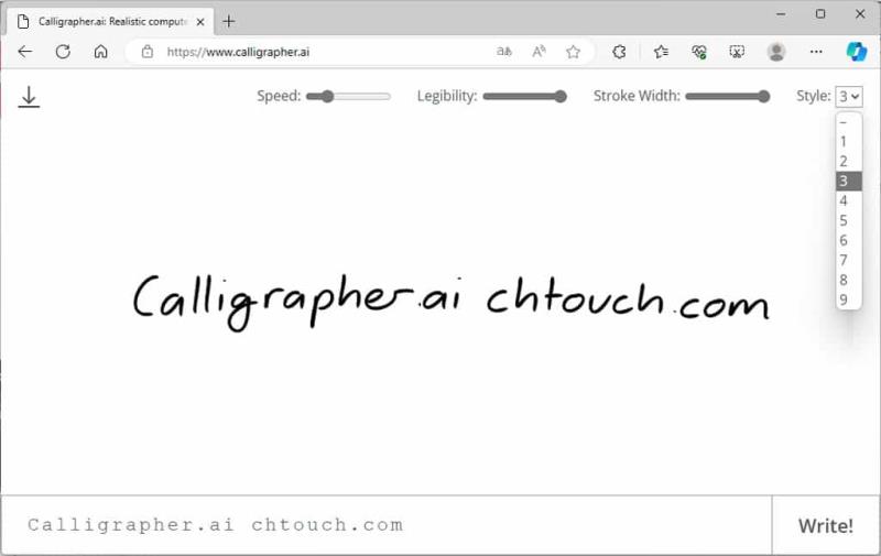 AI 手寫字型產生器 Calligrapher.ai：讓英文文字瞬間變成手寫風格字體且以 SVG 圖檔下載