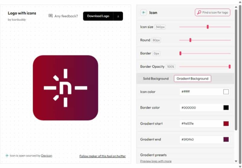 免費 Logo 製作工具：Logo Maker 輕鬆選用超過 20 萬個圖示，打造專屬 Logo 圖案