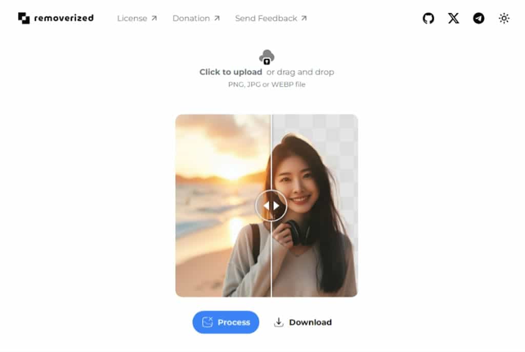 Removerized:免費的線上 AI 圖片背景移除工具 Removerized:免費的線上 AI 圖片背景移除工具