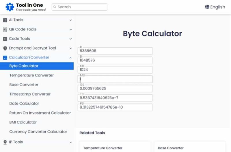 ToolinOne：涵蓋搜尋引擎、文字、圖片及 AI 等多功能工具的免費平台