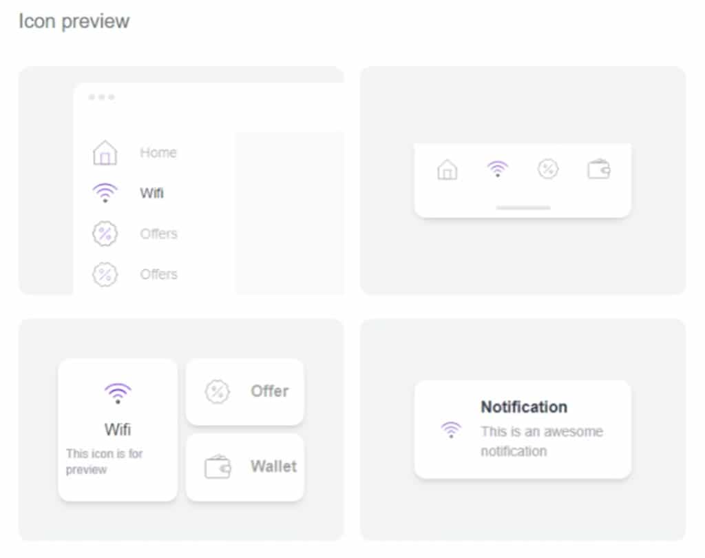 Unicorn icons：讓圖示動起來，可自訂顏色、線條寬度、背景和比例